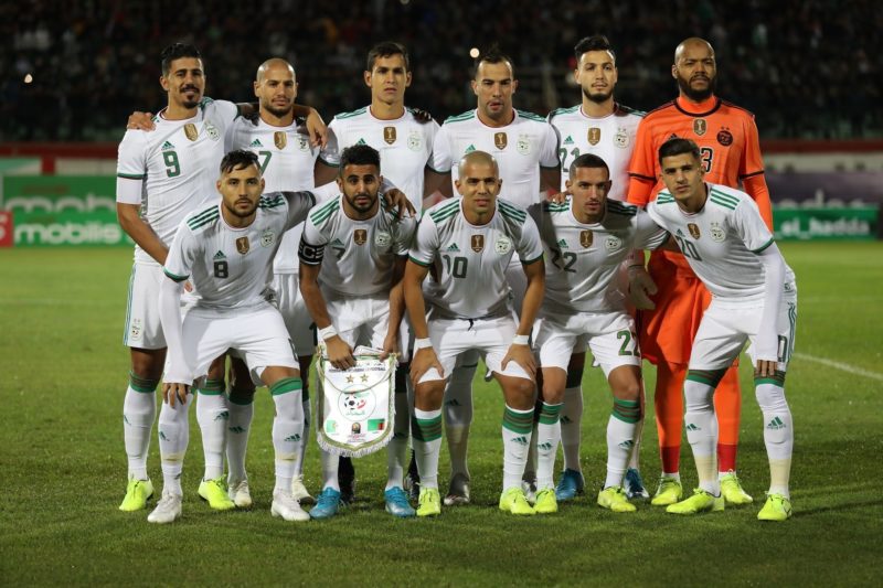 Belaili nets direct from corner as Algeria win in 'car park