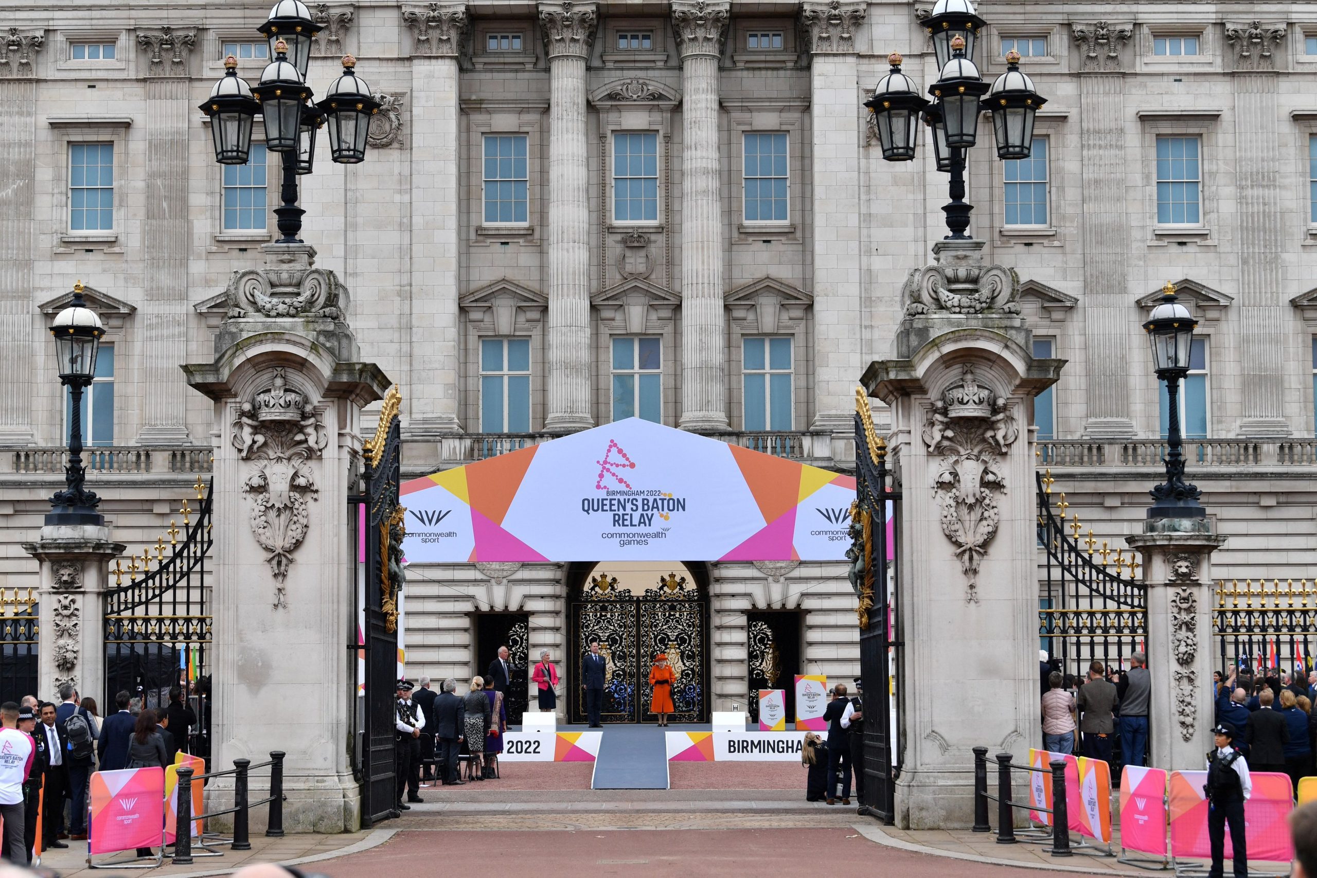 Queen return. Birmingham 2022 Queens Baton relay.